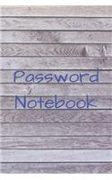 Password Book - password log book and internet password organizer, alphabetical password book, Logbook To Protect Usernames and ... notebook, password book small 6" x 9"