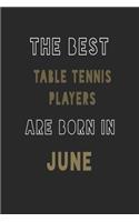 The Best Table Tennis Players are Born in June journal