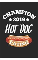 champion 2019 Hot dog eating
