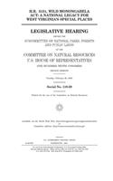 H.R. 5151, Wild Monongahela Act