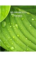 My Diabetes Diary: 90 PAGES OF 8.5 x 11 INCH DAILY RECORD OF YOUR DIABETES CONDITION