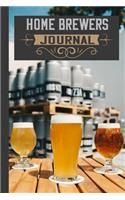 Home Brewers Journal: A Blank Recipe Beer Brewing Logbook For Making Your Own Craft Beer at Home