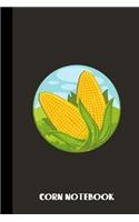 corn notebook: small lined Corn Notebook / Travel Journal to write in (6'' x 9'') 120 pages