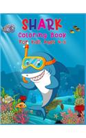 Shark Coloring Book For Kids Ages 4-8