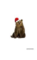 Christmas Notebook: Cute Bear Holiday Notepad With Lined Wide Ruled Paper For Taking Notes. Xmas Journal Diary 5 x 8 Inch Soft Cover For Home, Work Or School.