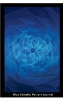 Blue Celestial Pattern Journal: Stars Constellation Astronomy Notebook Gift for Kids
