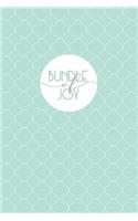 Bundle Of Joy Baby Logbook: Mint Modern Baby Journal Tracker for Newborns, Sleeping, Breastfeeding, And Baby Health Notebook, New Baby Gifts, 6" x 9"