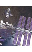Space Station Shuttle Astronomy Science School Composition Book 130 Pages