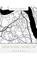 Oliveira Do Douro (Portugal) Trip Journal: Lined Travel Journal/Diary/Notebook with Oliveira Do Douro (Portugal) Map Cover Art