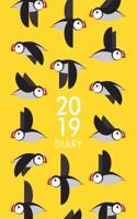 I Like Birds: A6 2019 Busy Puffins Diary