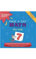 Page a Day Math, Math Handwriting Introduction Book 7: Tracing Addition Equations That Add 7 to 0-10