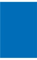 Cobalt Blue 101 - Graph Notebook: Medium Ruled, Soft Cover, 6 x 9 Journal, 101 Pages