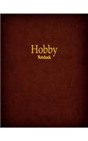 Hobby Notebook: 1/6 Inch Graph Ruled, 120 Pages, 8.5" x 11"
