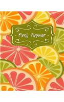 Meal Planner: 60-Week Menu Planner: Weekly Food Planner and Organizer with Grocery List and Blank Recipe Pages (8"x10")