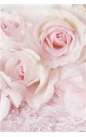 Vintage Pink Roses and Lace Journal: 150 Page Lined Notebook/Diary