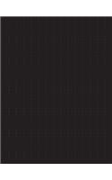 Notebook: Speckled black. 8 x10, lined paper.