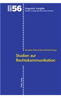 Studien zur Rechtskommunikation