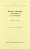 Stadtische Predigt in Der Fruhzeit Der Reformation
