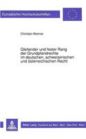 Gleitender und fester Rang der Grundpfandrechte im deutschen, schweizerischen und oesterreichischen Recht