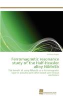 Ferromagnetic resonance study of the Half-Heusler alloy NiMnSb