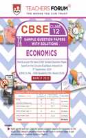 Teachers Forum CBSE Sample Question Papers Class 12 Economics (For 2025 Exam) [Paperback] Teachers Forum