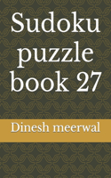 Sudoku puzzle book 27