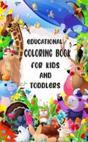 Educational Coloring Book for Kids and Toddlers