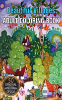 Beautiful Village Adult Coloring Book