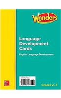 Wonders for English Learners G2-3 Language Development Cards: (Reading Wonders Ell and Eld)
