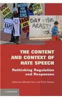 Content and Context of Hate Speech