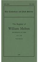 The Register of William Melton, Archbishop of York, 1317-1340, III