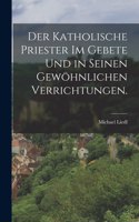 katholische Priester im Gebete und in seinen gewöhnlichen Verrichtungen.