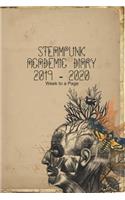 Steampunk Academic Diary 2019 - 2020 Week to a Page
