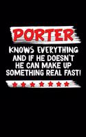 Porter Knows Everything And If He Doesn't He Can Make Up Something Real Fast