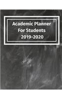 Academic Planner For Students 2019-2020: Student Calendar Organizer with To-Do List, Notes, Class Schedule