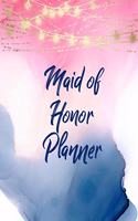 Maid of Honor Planner: Bridal Party Tasks and Party Planner for Things to do, Important Dates, Trackers & More: Maid of Honor Gift with Watercolor Design