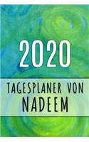 2020 Tagesplaner von Nadeem: Personalisierter Kalender für 2020 mit deinem Vornamen