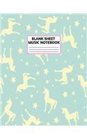 Blank Sheet Music Notebook