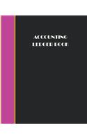 Accounting Ledger Book: General Accounting Ledger Book Journal Record Notebook with Columns For Date, Account, Memo, Debit, Credit and Balance Paper Book, 122 pages(2 Accounting Ledger Book)