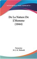 de la Nature de l'Homme (1844)