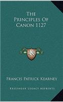 Principles Of Canon 1127