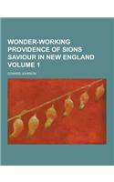 Wonder-Working Providence of Sions Saviour in New England Volume 1