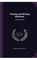 Printing and Writing Materials