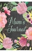 Chalkboard Journal - Mom's Journal (Mint): 100 page 6" x 9" Ruled Notebook: Inspirational Journal, Blank Notebook, Blank Journal, Lined Notebook, Blank Diary