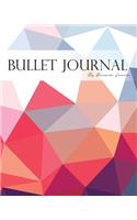 Bullet Journal, Notebook Dotted Grid, Graph Grid-Lined Paper, Large, 8x10, 150 Pages: Abstract Polygon Triangle Colorful Covers: Master Journaling with Bullet Guide System Professional Journal