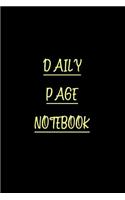 Daily Page Notebook
