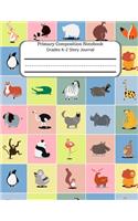 Primary Composition Notebook Grades K-2 Story Journal