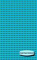 Graph Paper Notebook: 80s 90s Retro Themed - 5x5 Ruled - Large (8.5" x 11") 120 pages - Blue with Black Dots Cover