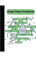 Graph Paper Composition Notebook - Quad Ruled 5 Squares Per Inch - Notebook Graph Paper