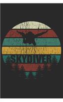 Skydiver Notebook for Skydivers skydiving journal gift idea for Skydive Parachuting enthusiast